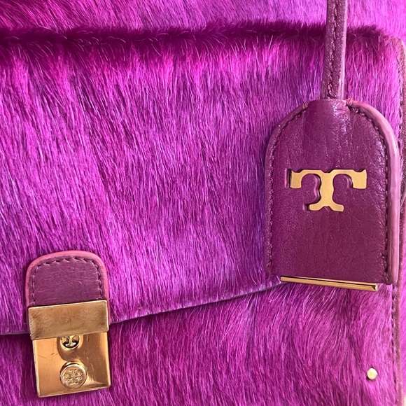 Tory Burch Priscilla Handbag leather with calf hair - Picture 10 of 10